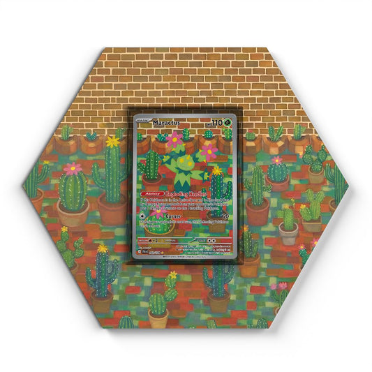 160/159 Maractus - Extended Artwork Pokemon Card Display