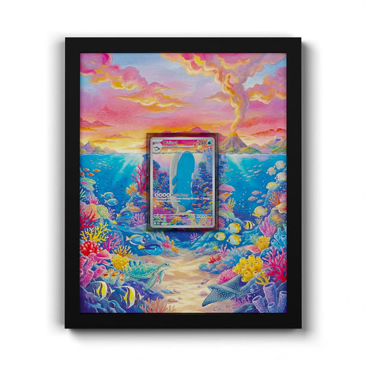 162 Wailord - Extended Artwork Framed Pokemon Card Display
