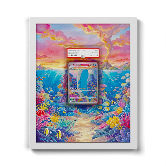 162 Wailord - Extended Artwork Framed Pokemon Card Display