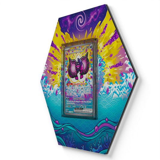 163/131 Pecharunt EX - Extended Artwork Pokemon Card Display