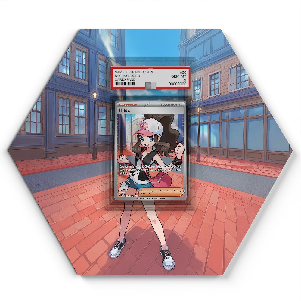 164/086 Hilda - Extended Artwork Pokemon Card Display