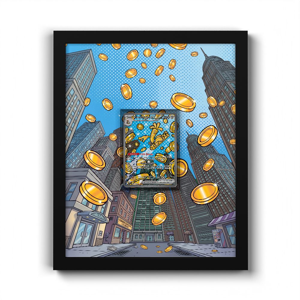 164/131 Gholdengo ex - Extended Artwork Pokemon Card Frame