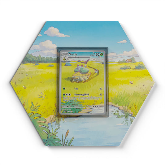 164/162 Grotle- Extended Artwork Pokemon Card Display