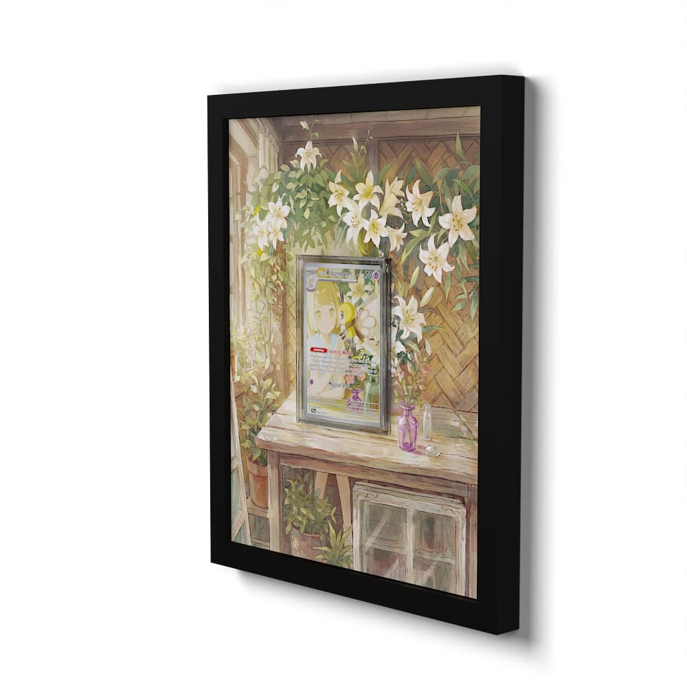 164 Lillie's Ribombee - Extended Artwork Framed Pokemon Card Display