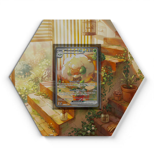 165/086 Whimsicott EX - Extended Artwork Pokemon Card Display