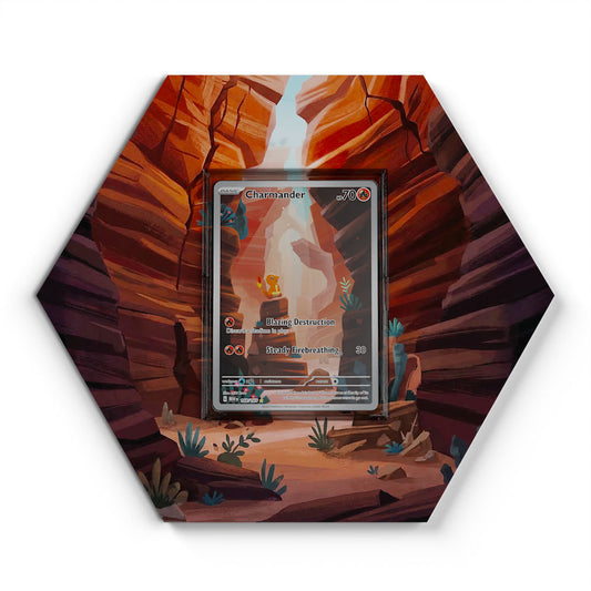 168/165 Charmander - Extended Artwork Pokemon Card Display