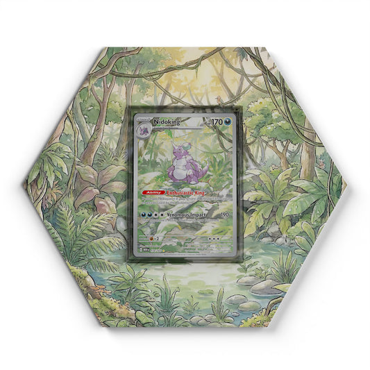 174/165 Nidoking - Extended Artwork Pokemon Card Display