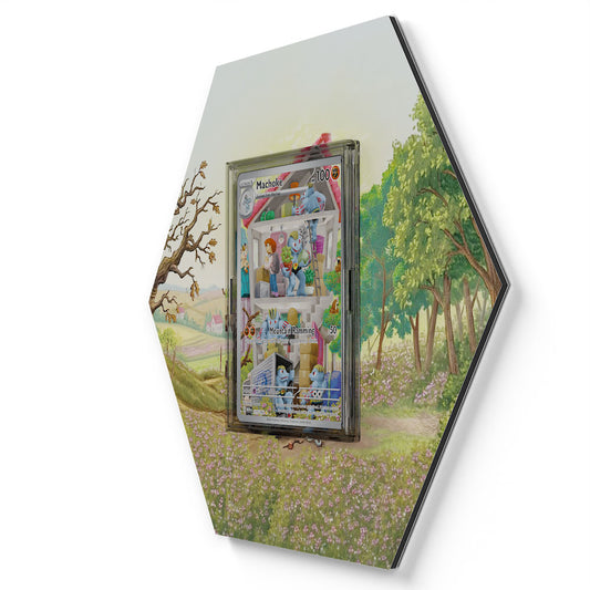 177/165 Machoke - Extended Artwork Pokemon Card Display