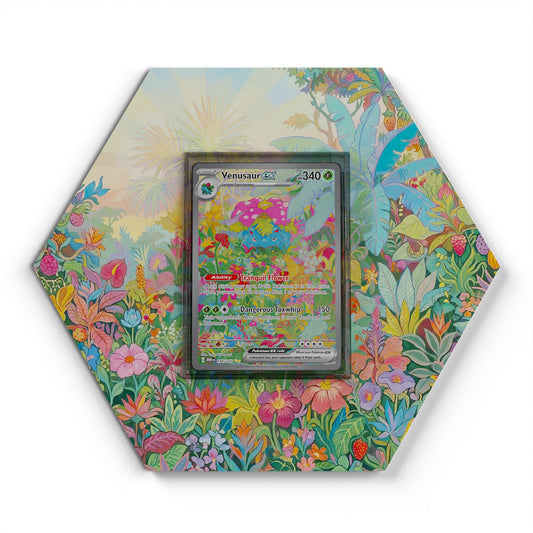 198/165 Venusaur EX - Extended Artwork Pokemon Card Display