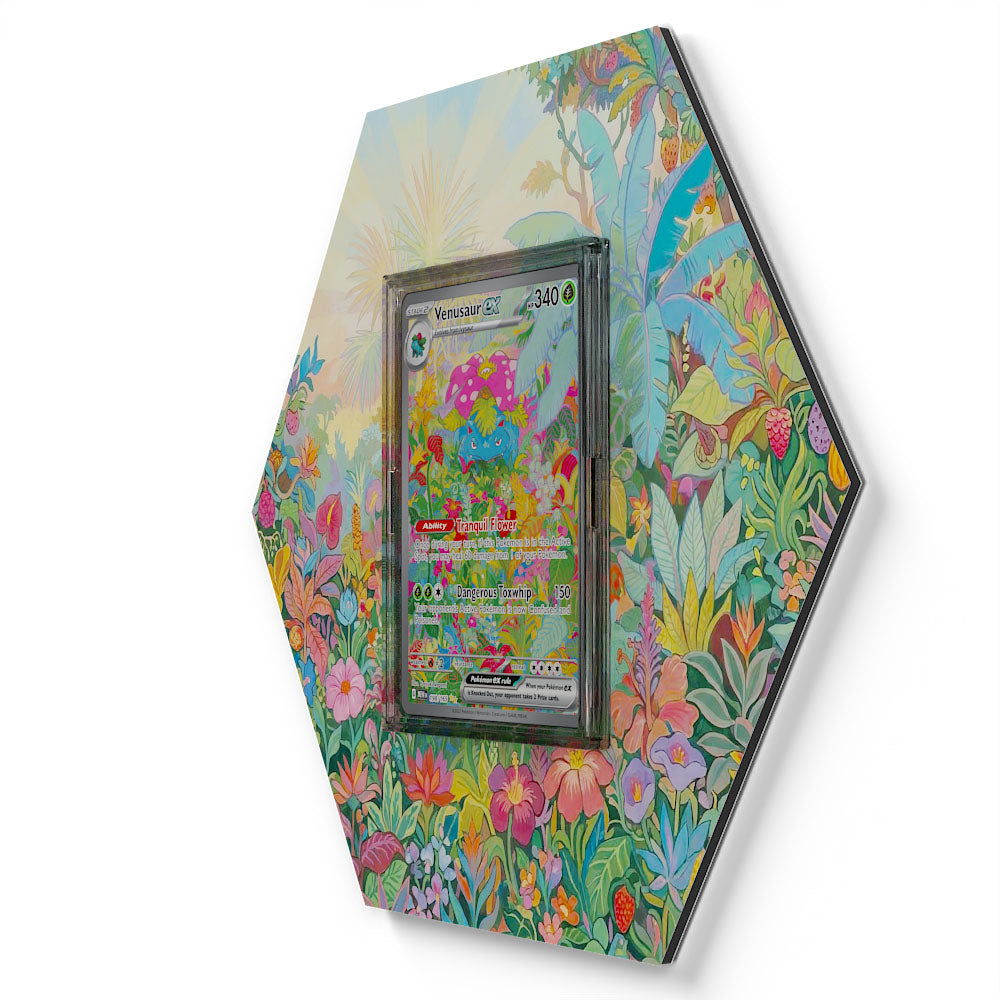 198/165 Venusaur EX - Extended Artwork Pokemon Card Display
