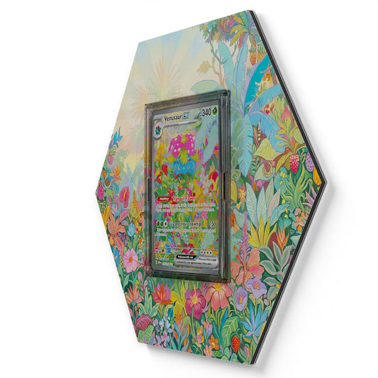 198/165 Venusaur EX - Extended Artwork Pokemon Card Display