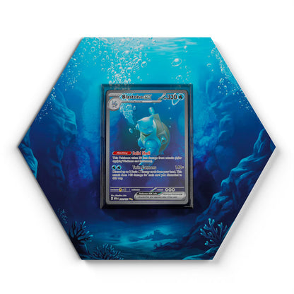 200/165 Blastoise EX - Extended Artwork Pokemon Card Display