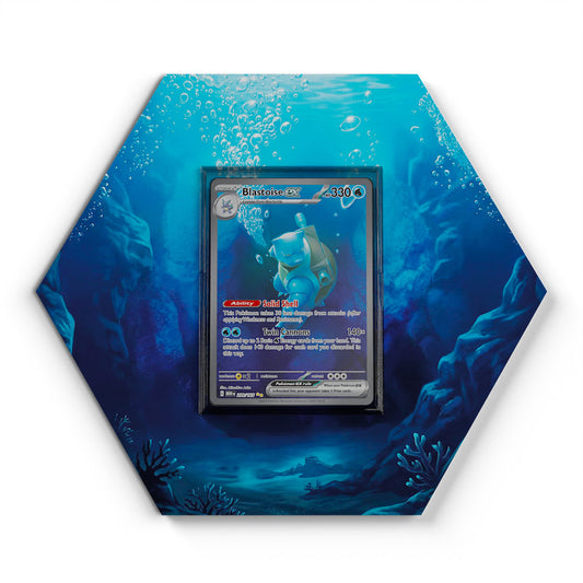 200/165 Blastoise EX - Extended Artwork Pokemon Card Display