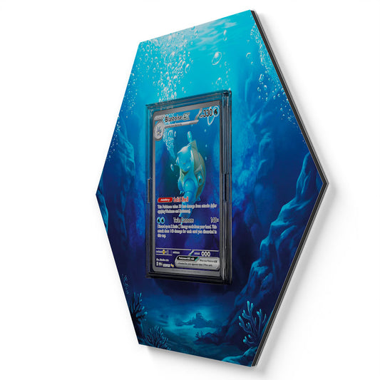 200/165 Blastoise EX - Extended Artwork Pokemon Card Display