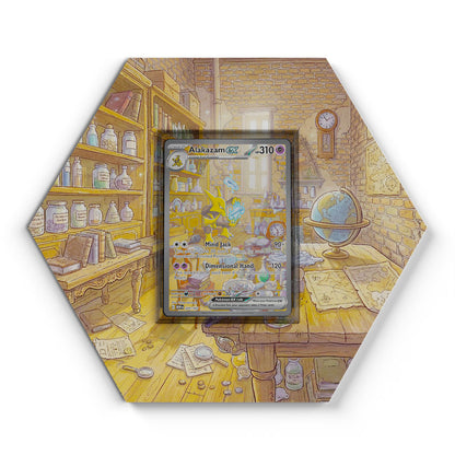 201/165 Alakazam EX - Extended Artwork Pokemon Card Display