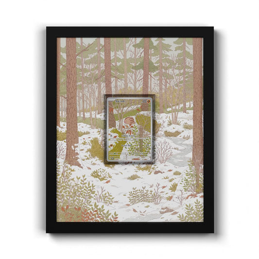 165 Swinub - Extended Artwork Framed Pokemon Card Display
