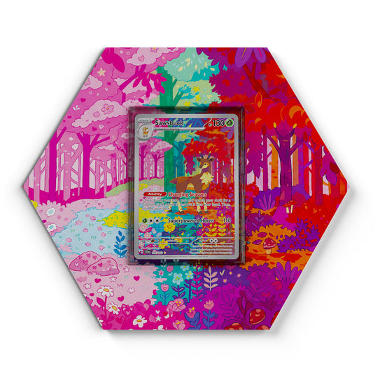 166/162 Sawsbuck- Extended Artwork Pokemon Card Display