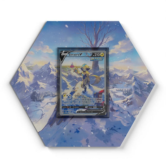 166/198 Zeraora V - Extended Artwork Pokemon Card Display