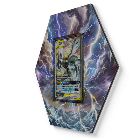166 Pikachu & Zekrom GX - Extended Artwork Pokemon Card Display