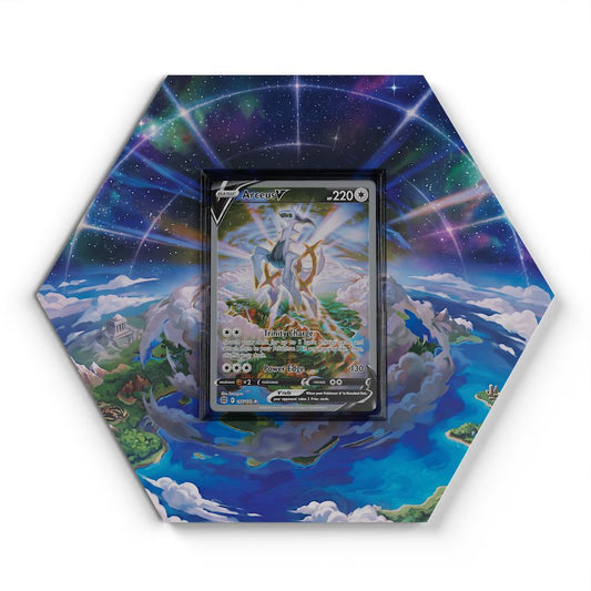 166/172 Arceus - Extended Artwork Pokemon Card Display