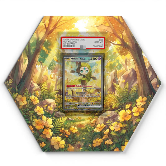 167/086 Meloetta ex - Extended Artwork Pokemon Card Display