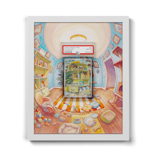 167/162 Litten - Extended Artwork Framed Pokemon Card Display