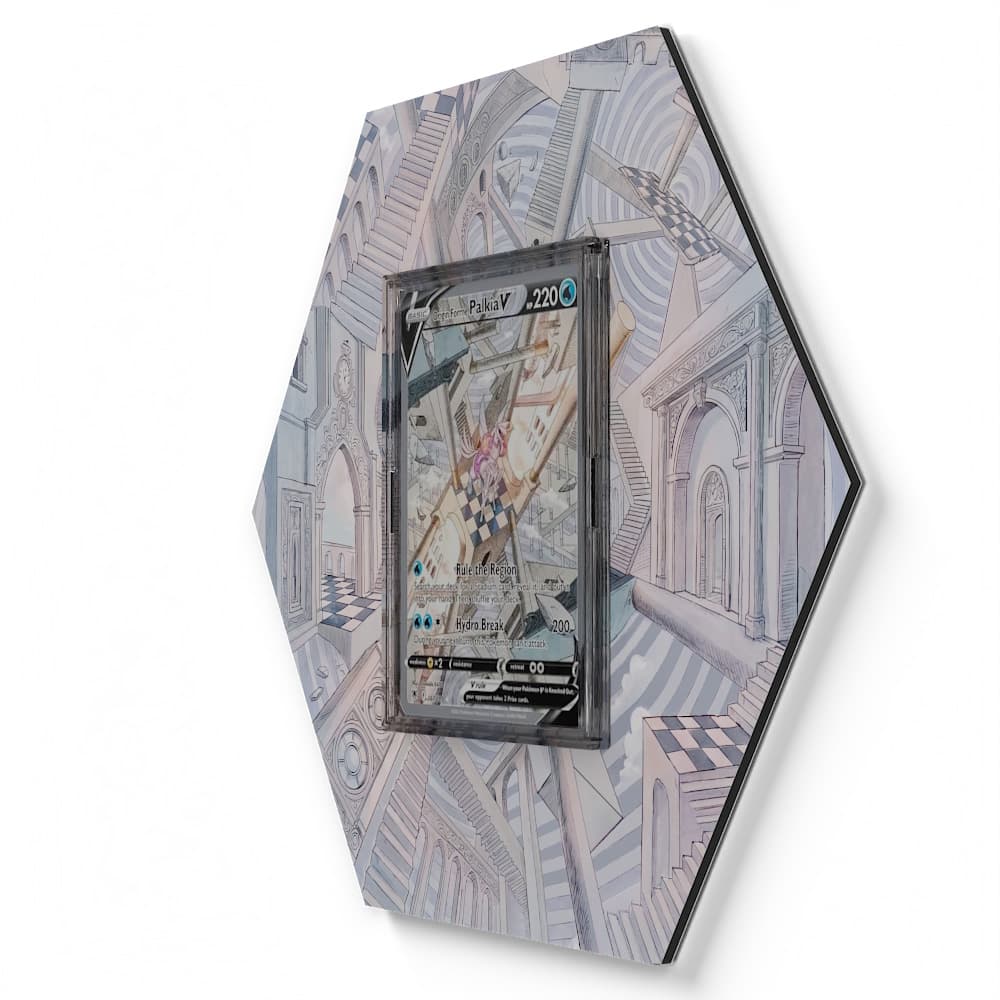 167/189 Origin Forme Palkia V - Extended Artwork Pokemon Card Display
