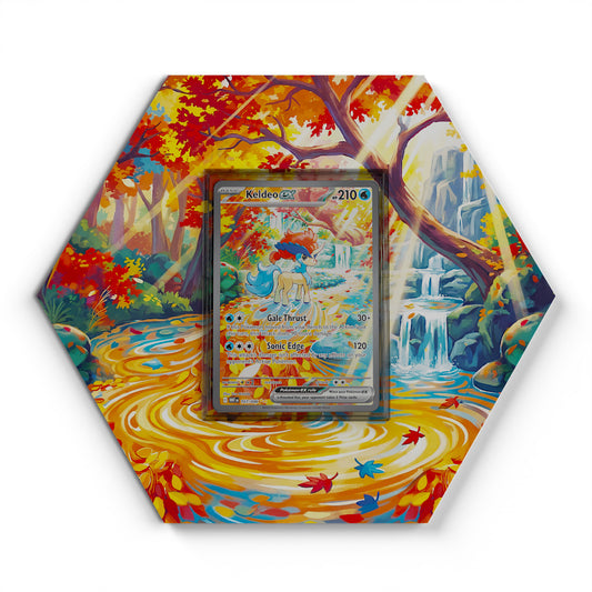 167 Keldeo EX - Extended Artwork Pokemon Card Display