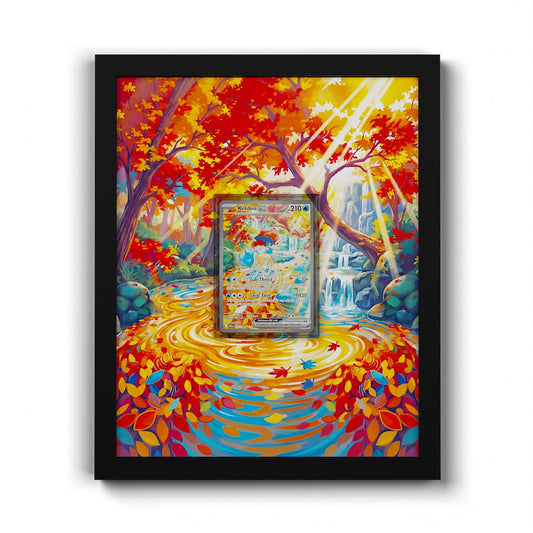 167/086 Keldeo EX - Extended Artwork Framed Pokemon Card Display