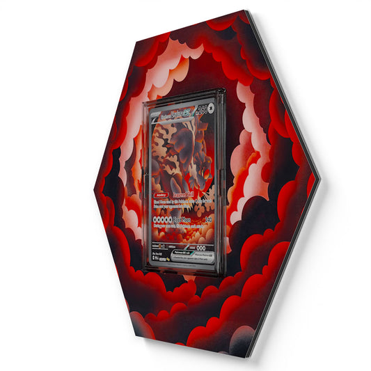 168/131 Bloodmoon Ursaluna EX - Extended Artwork Pokemon Card Display