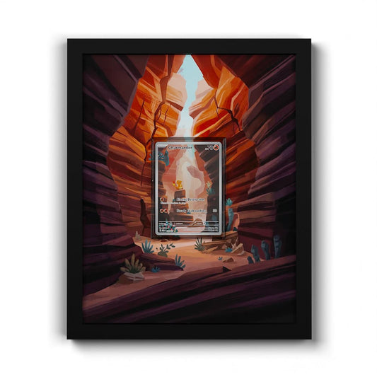 168 Charmander - Extended Artwork Framed Pokemon Card Display