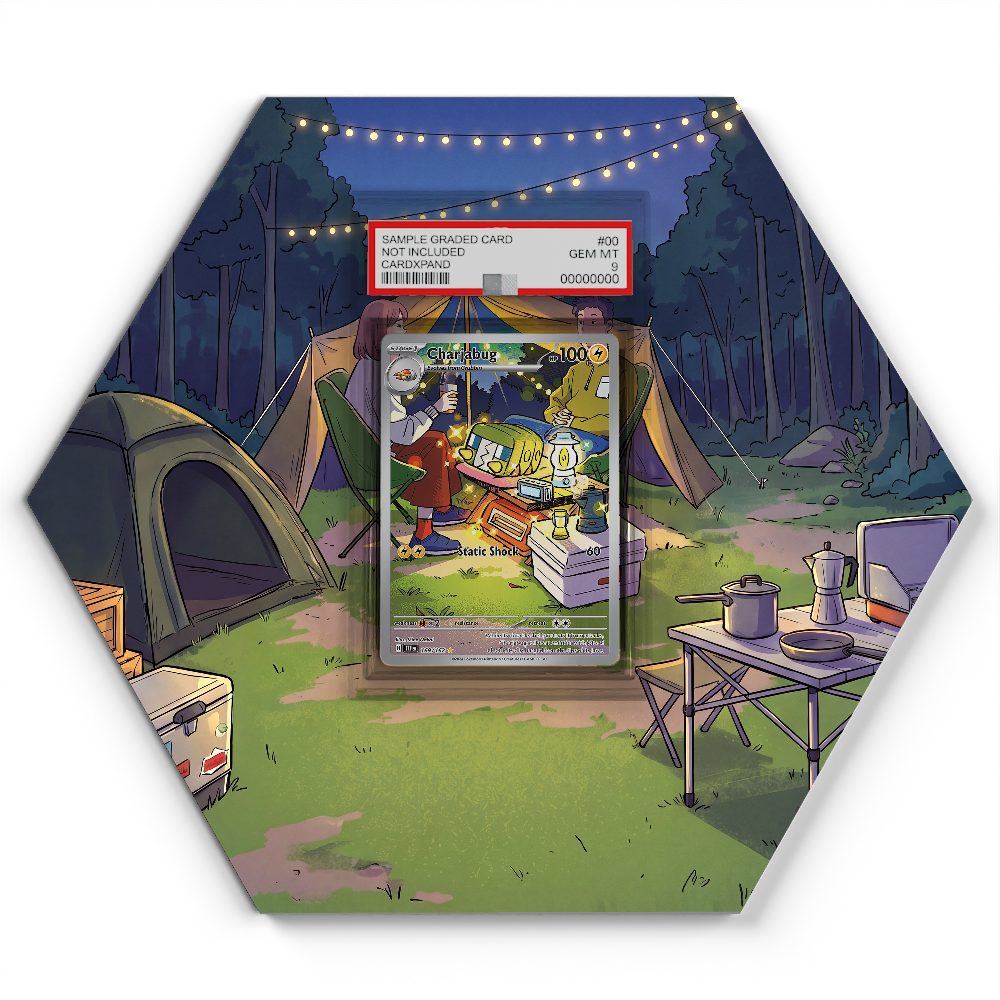 169/162 Charjabug - Extended Artwork Pokemon Card Display