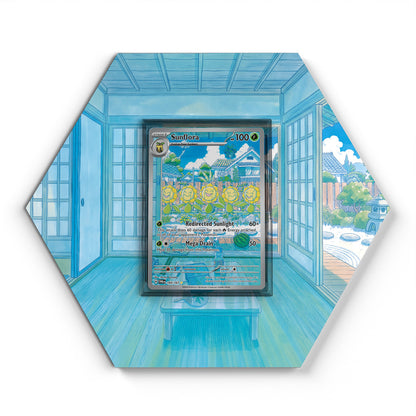 169/167 Sunflora - Extended Artwork Pokemon Card Display