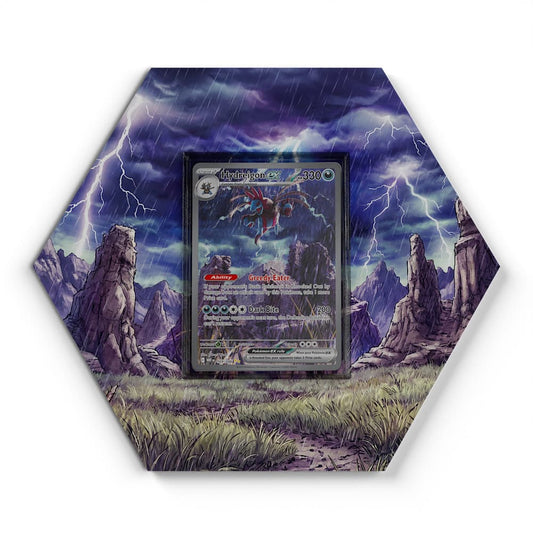 169/086 Hydreigon EX - Extended Artwork Pokemon Card Display