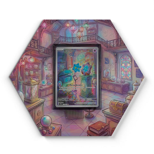 170/162 Bronzor - Extended Artwork Pokemon Card Display