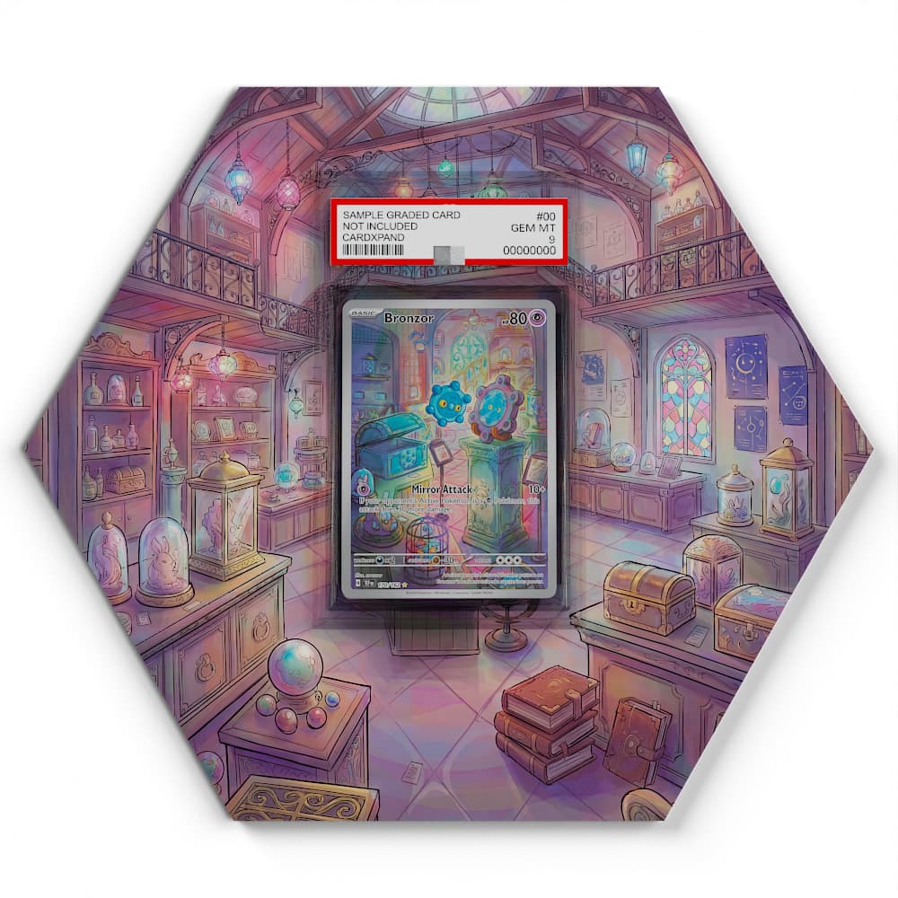 170/162 Bronzor - Extended Artwork Pokemon Card Display