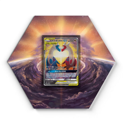 170/181 Latias & Latios GX - Extended Artwork Pokemon Card Display