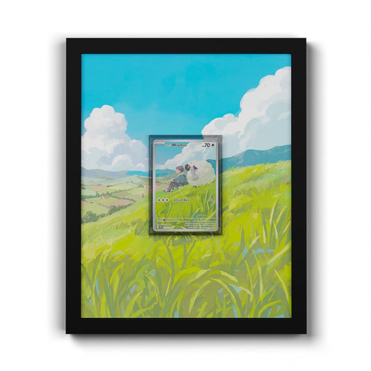 170 Hop's Wooloo - Extended Artwork Framed Pokemon Card Display