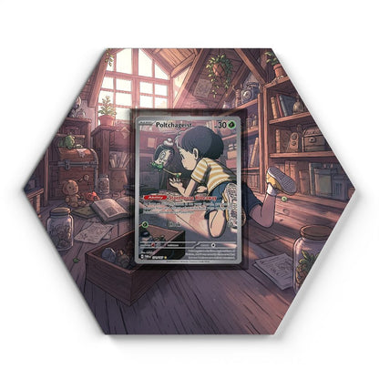 171/167 Poltchageist - Extended Artwork Pokemon Card Display