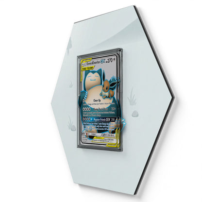 171/181 Eevee & Snorlax GX - Extended Artwork Pokemon Card Display