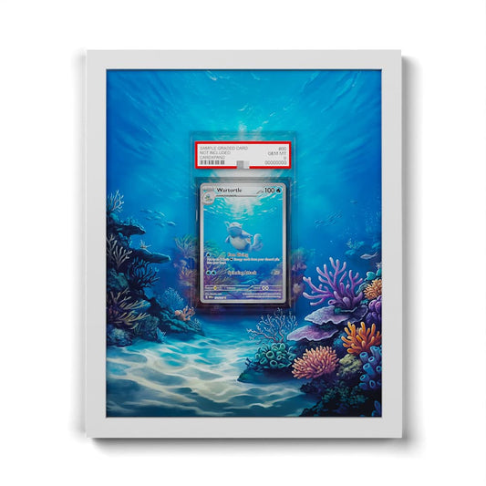 171 Wartortle - Extended Artwork Framed Pokemon Card Display