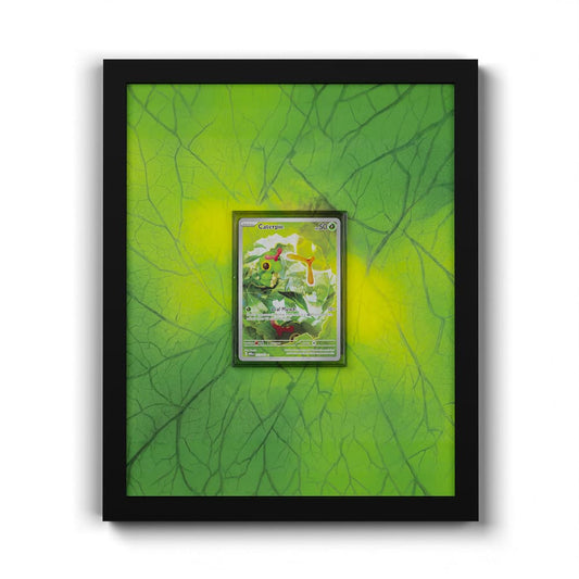 172 Caterpie - Extended Artwork Framed Pokemon Card Display