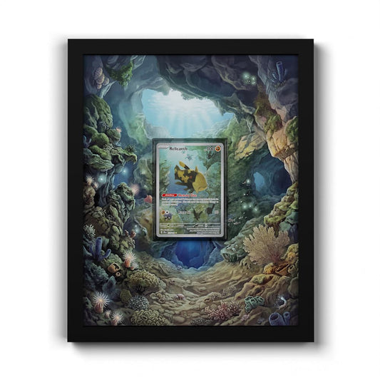 173 Relicanth - Extended Artwork Framed Pokemon Card Display