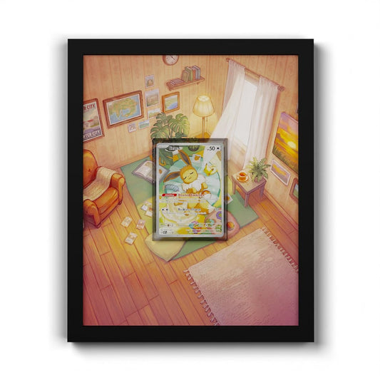 173 Eevee - Extended Artwork Framed Pokemon Card Display
