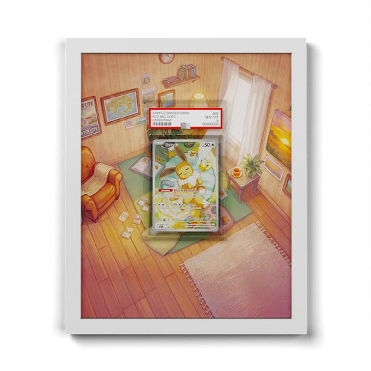 173 Eevee - Extended Artwork Framed Pokemon Card Display