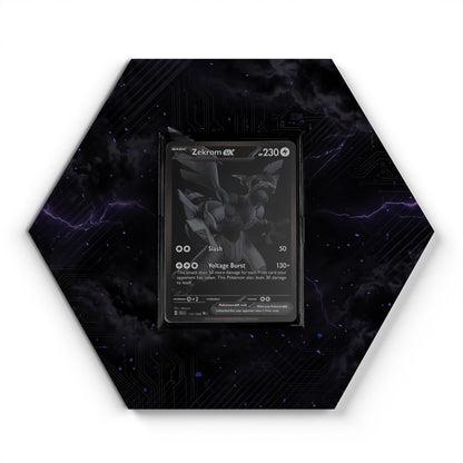 174/086 Zekrom EX - Extended Artwork Pokemon Card Display