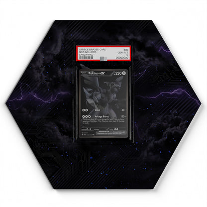174/086 Zekrom EX - Extended Artwork Pokemon Card Display