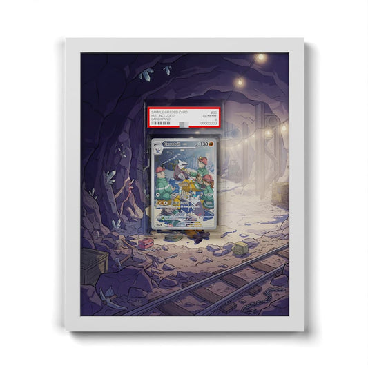 174 Excadrill - Extended Artwork Framed Pokemon Card Display