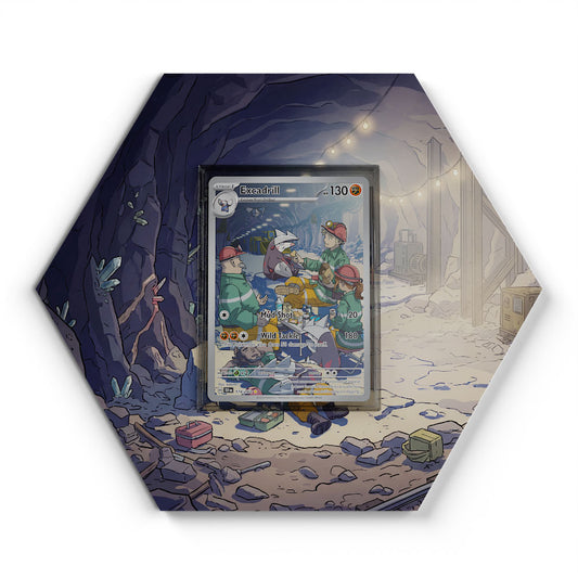 174/162 Excadrill - Extended Artwork Pokemon Card Display
