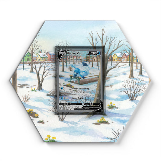 175/203 Glaceon V - Extended Artwork Pokemon Card Display